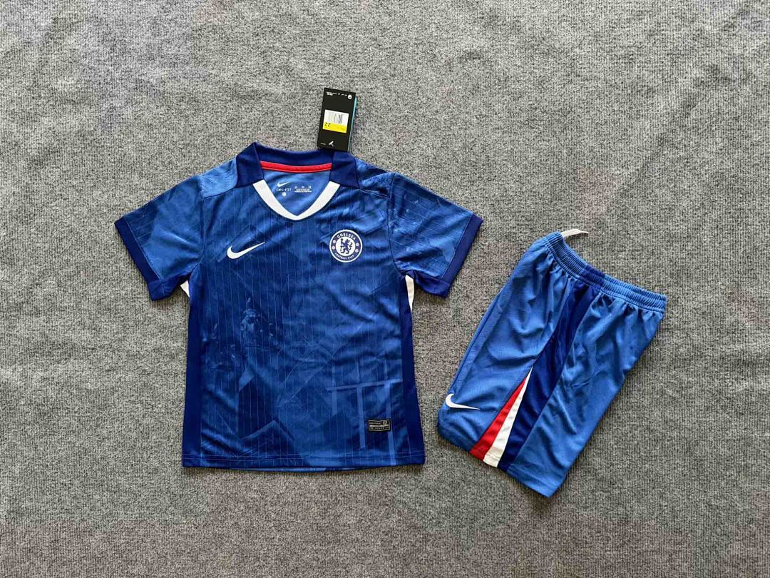 Camisola Chelsea Infantil Home 2025/26 3