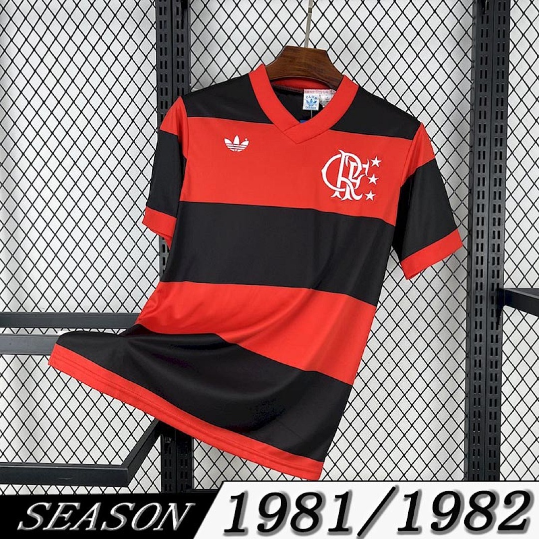 Camisola Retrô Flamengo Home 1981/82 1