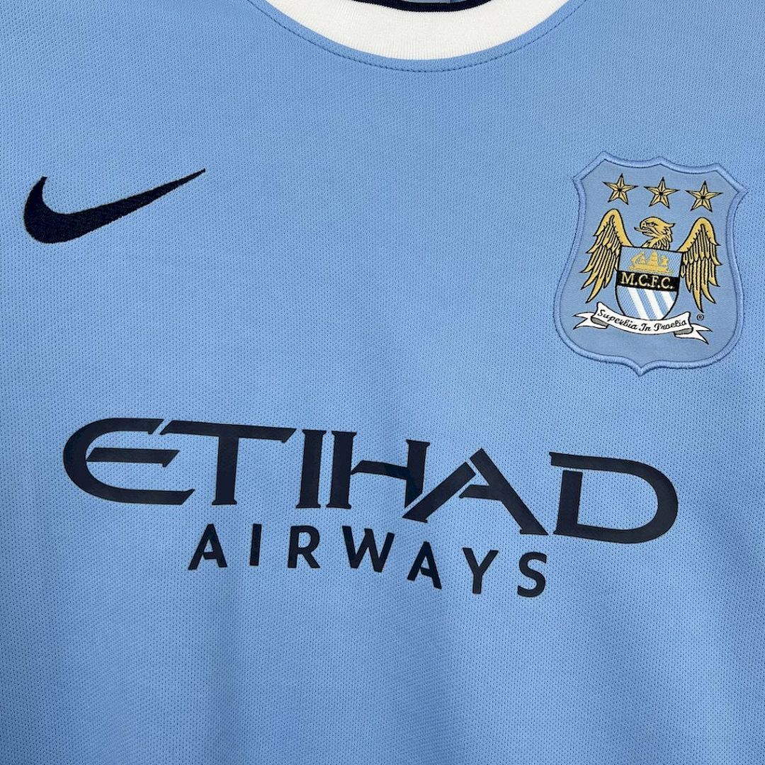 Camisola Retrô Manchester City 2013/14 3