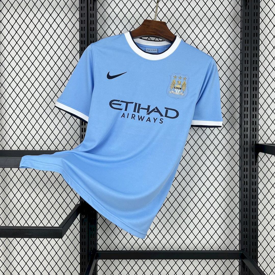 Camisola Retrô Manchester City 2013/14 6
