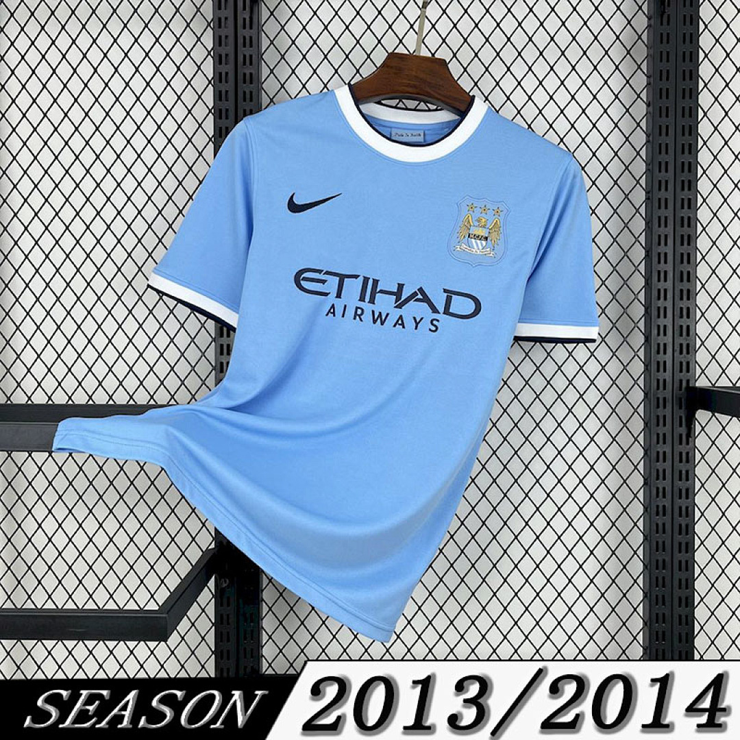 Camisola Retrô Manchester City 2013/14 1