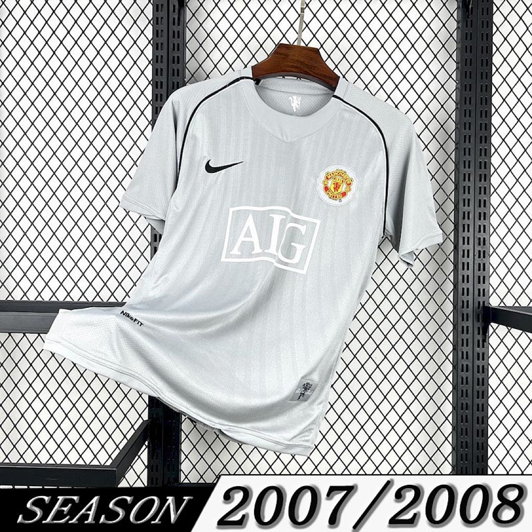 Camisola Retrô Manchester United 2007/08 Guarda-Redes 1