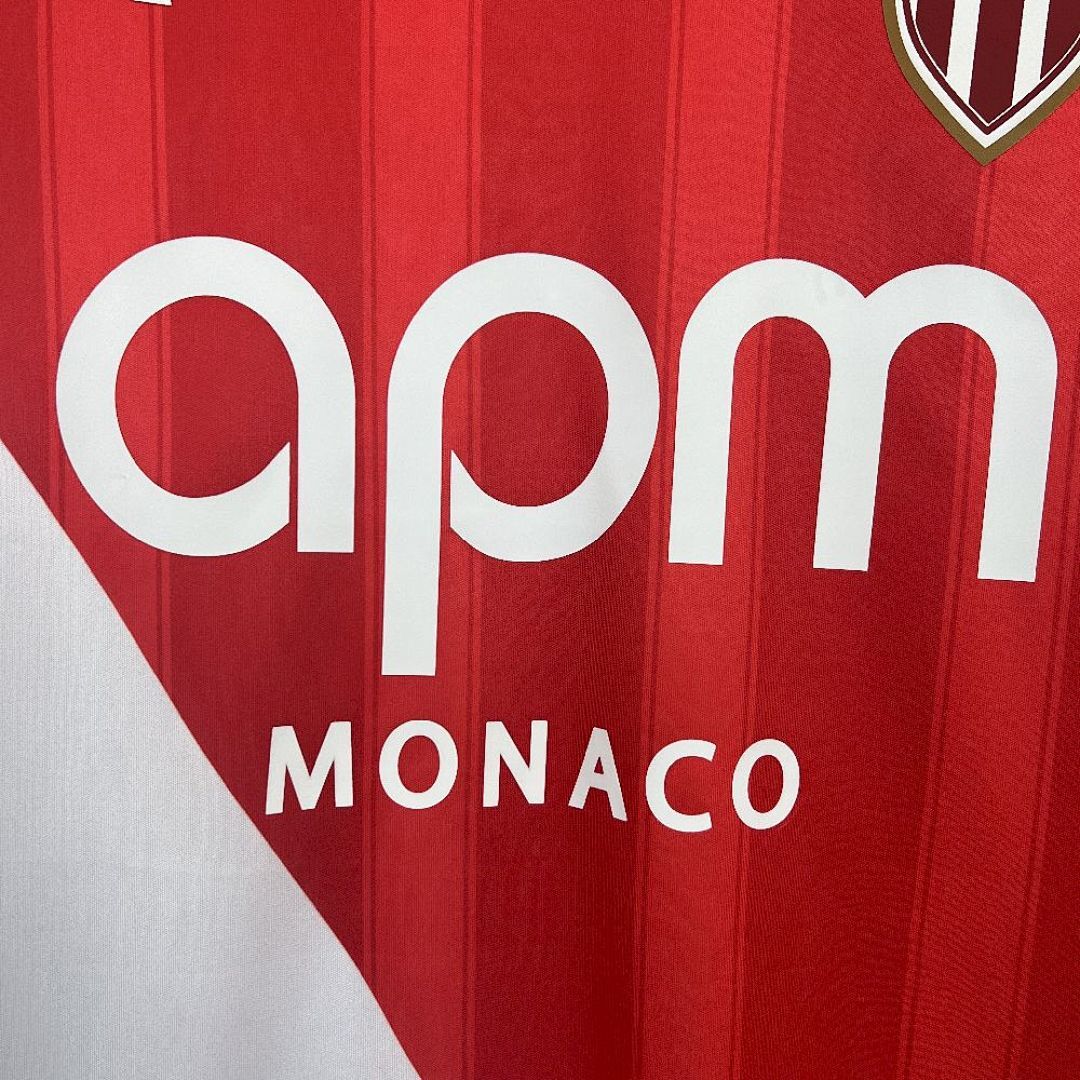 Camisola AS Monaco Home 2025/26 4