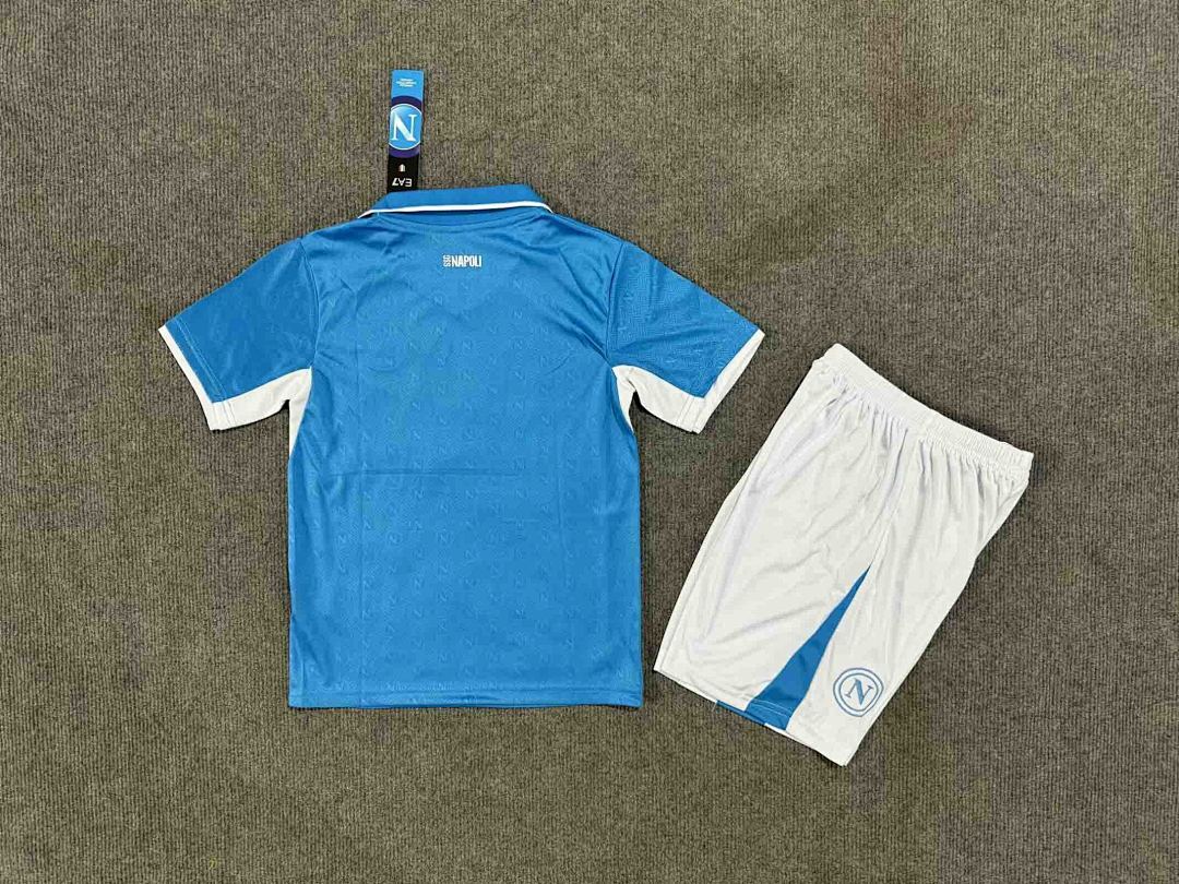 Camisola Napoli Infantil Home 2025/26 2