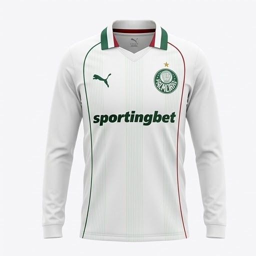 Camisola Palmeiras Away Manga Longa 2026/27