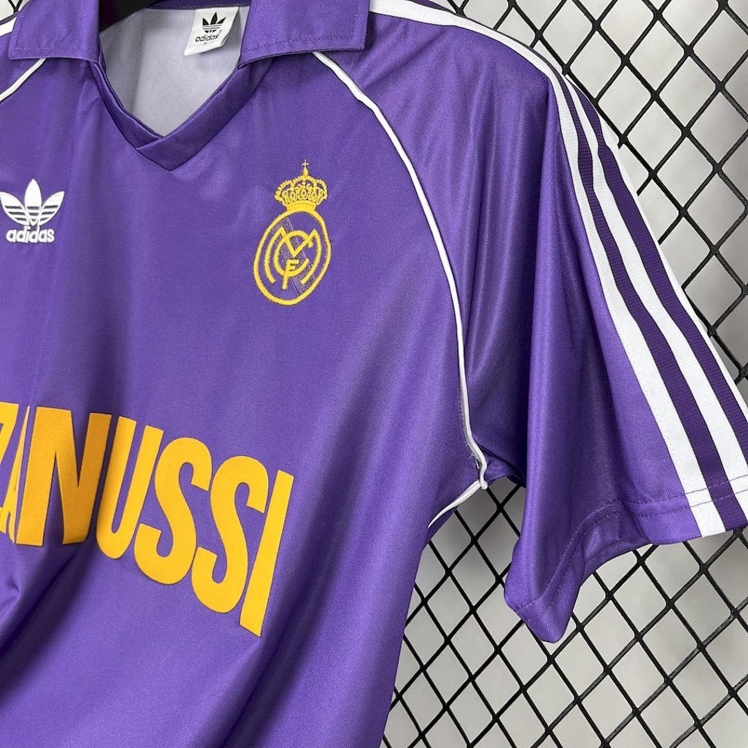 Camisola Retrô Real Madrid 1984/85 Away 3