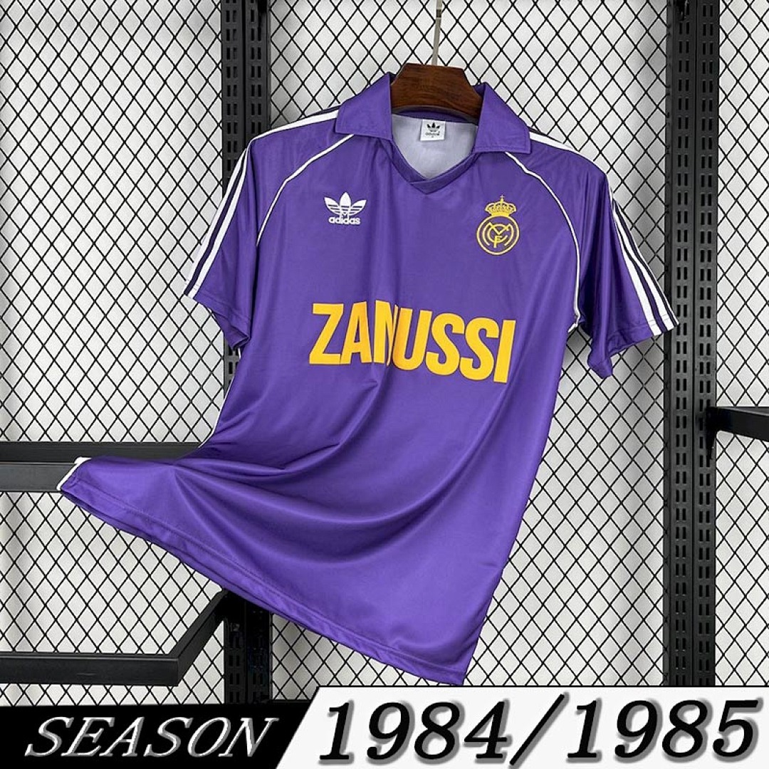 Camisola Retrô Real Madrid 1984/85 Away 1