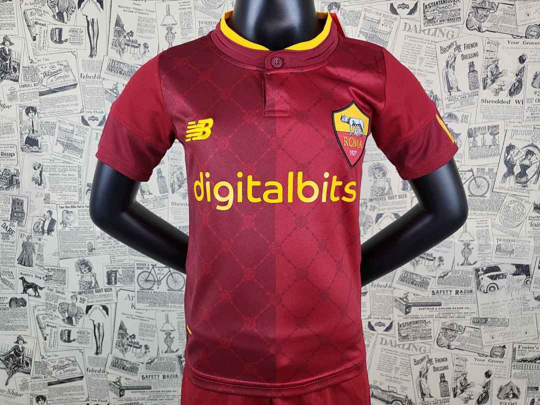 Camisola Roma Infantil Home 2025/26 3