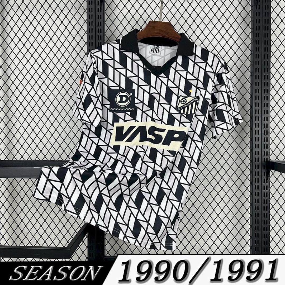 Camisola Retrô Santos Away 1990/91 1