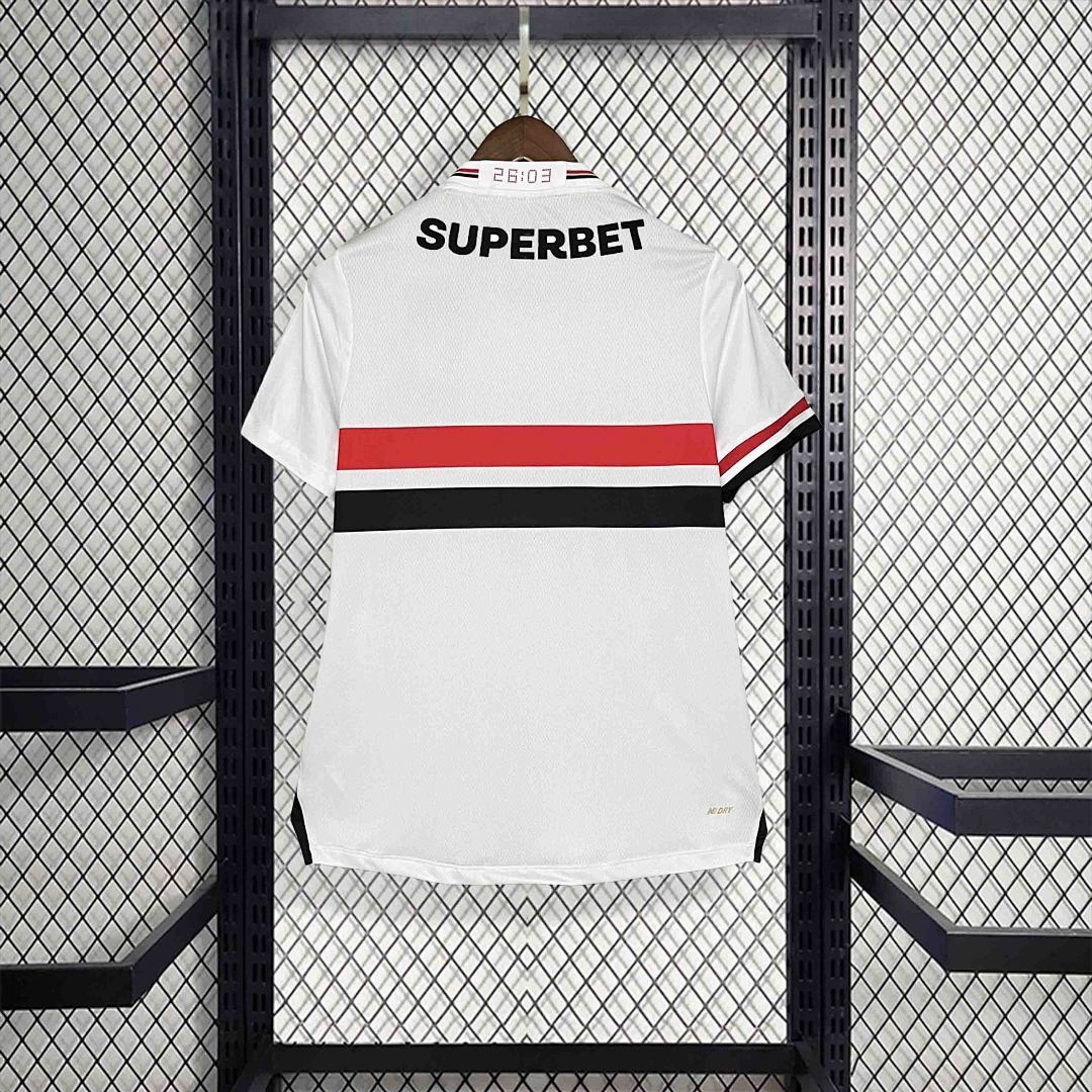 Camisola São Paulo Feminina Home 2025/26 3