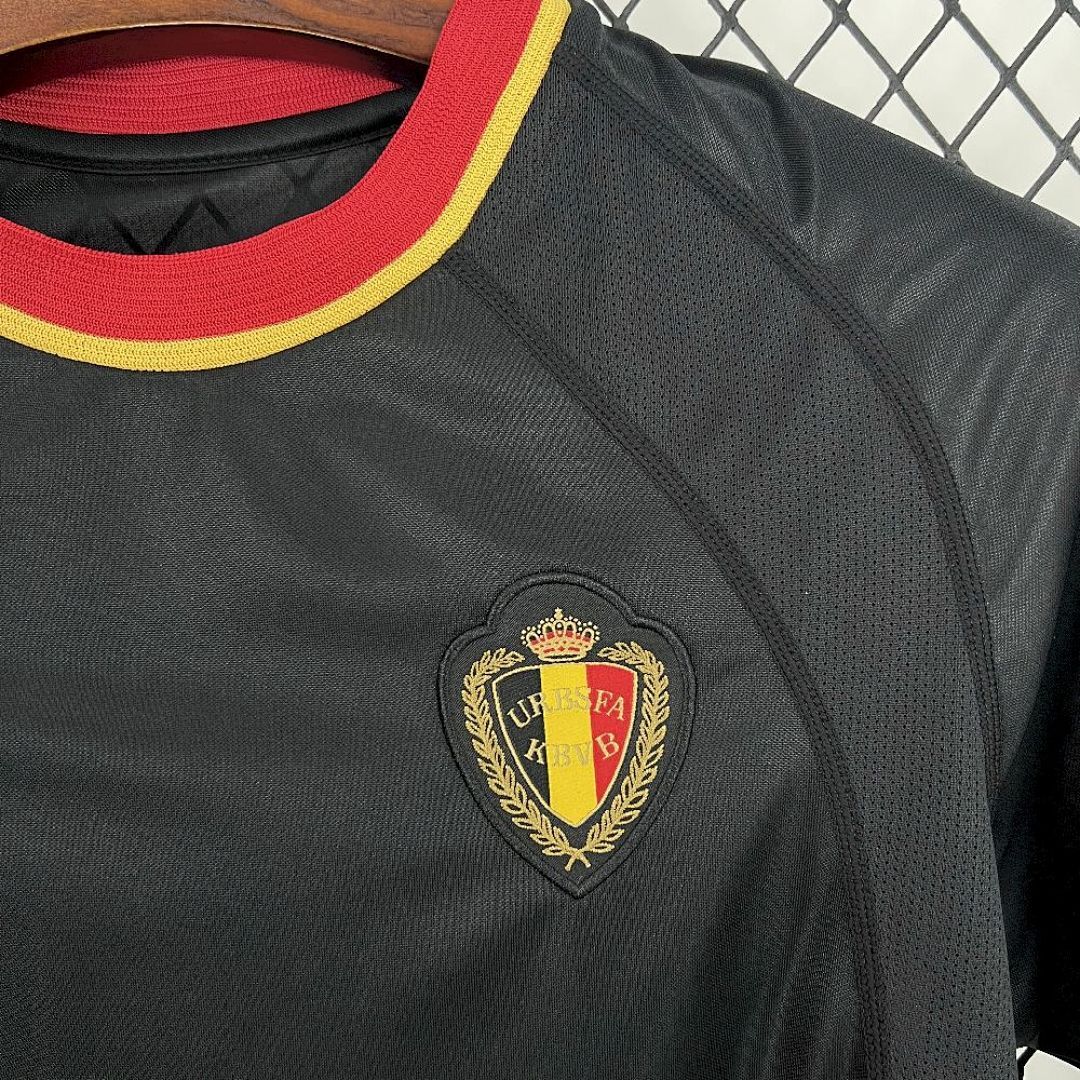 Camisola Retrô Seleção Bélgica 2000 Away 4
