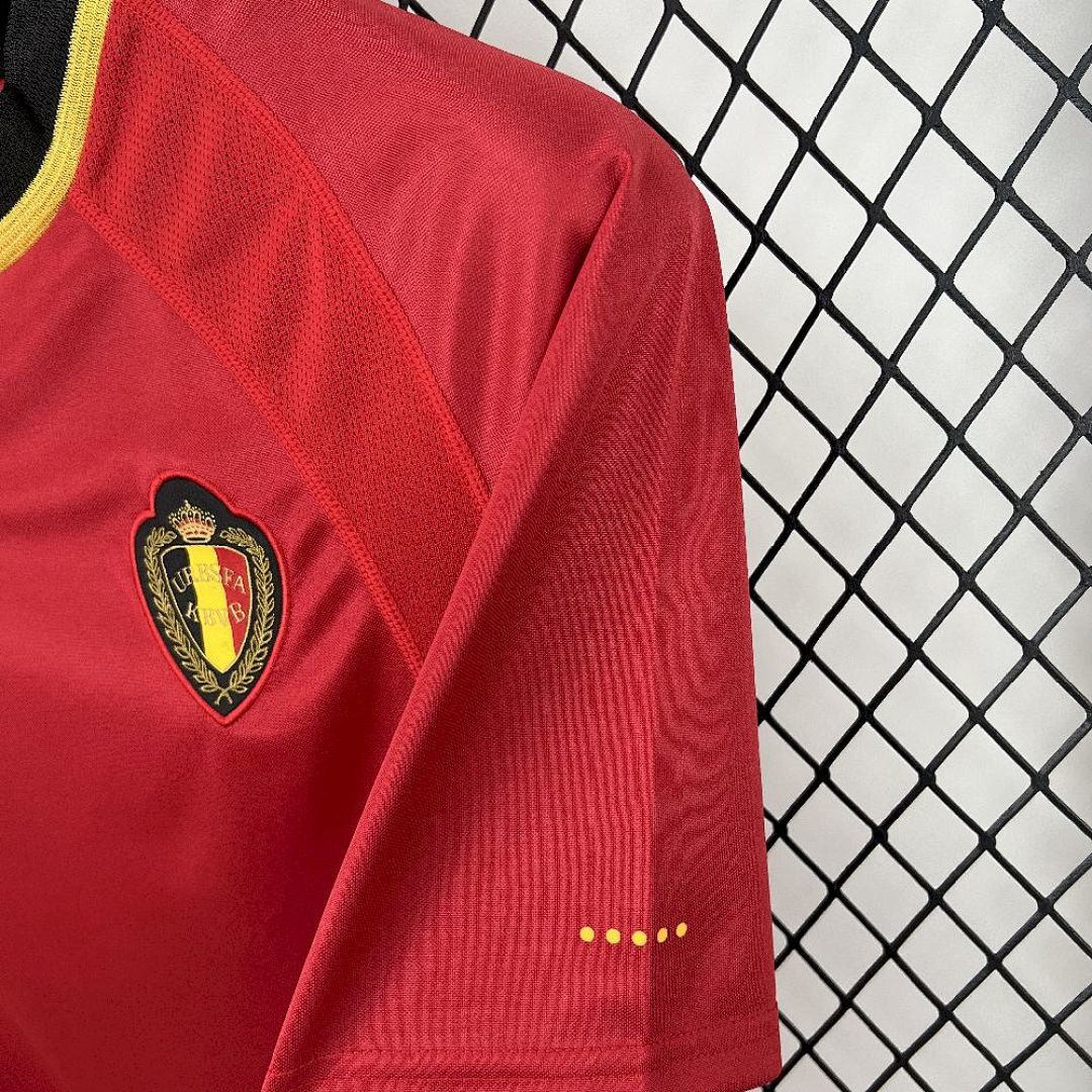 Camisola Retrô Seleção Bélgica 2000 3