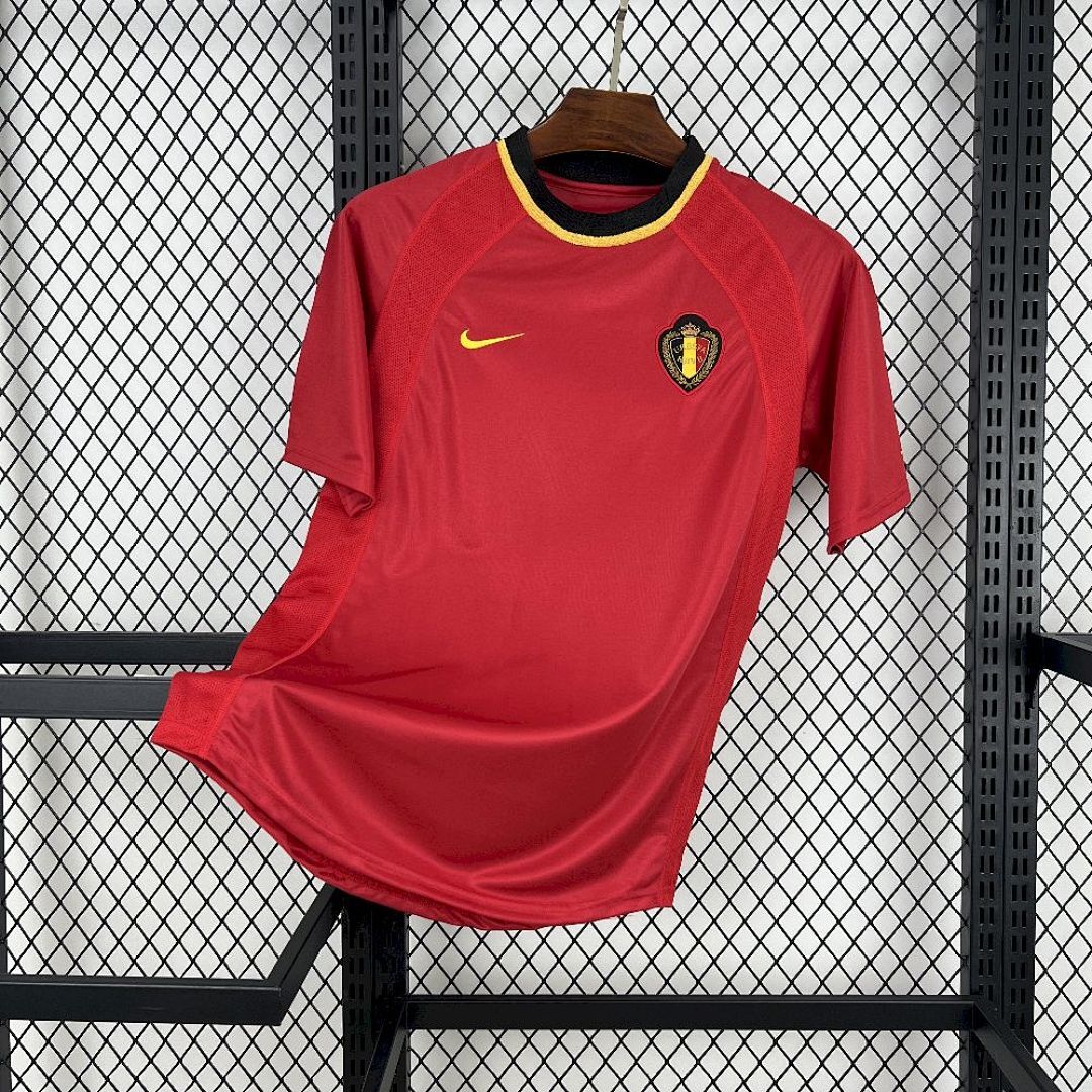 Camisola Retrô Seleção Bélgica 2000 6