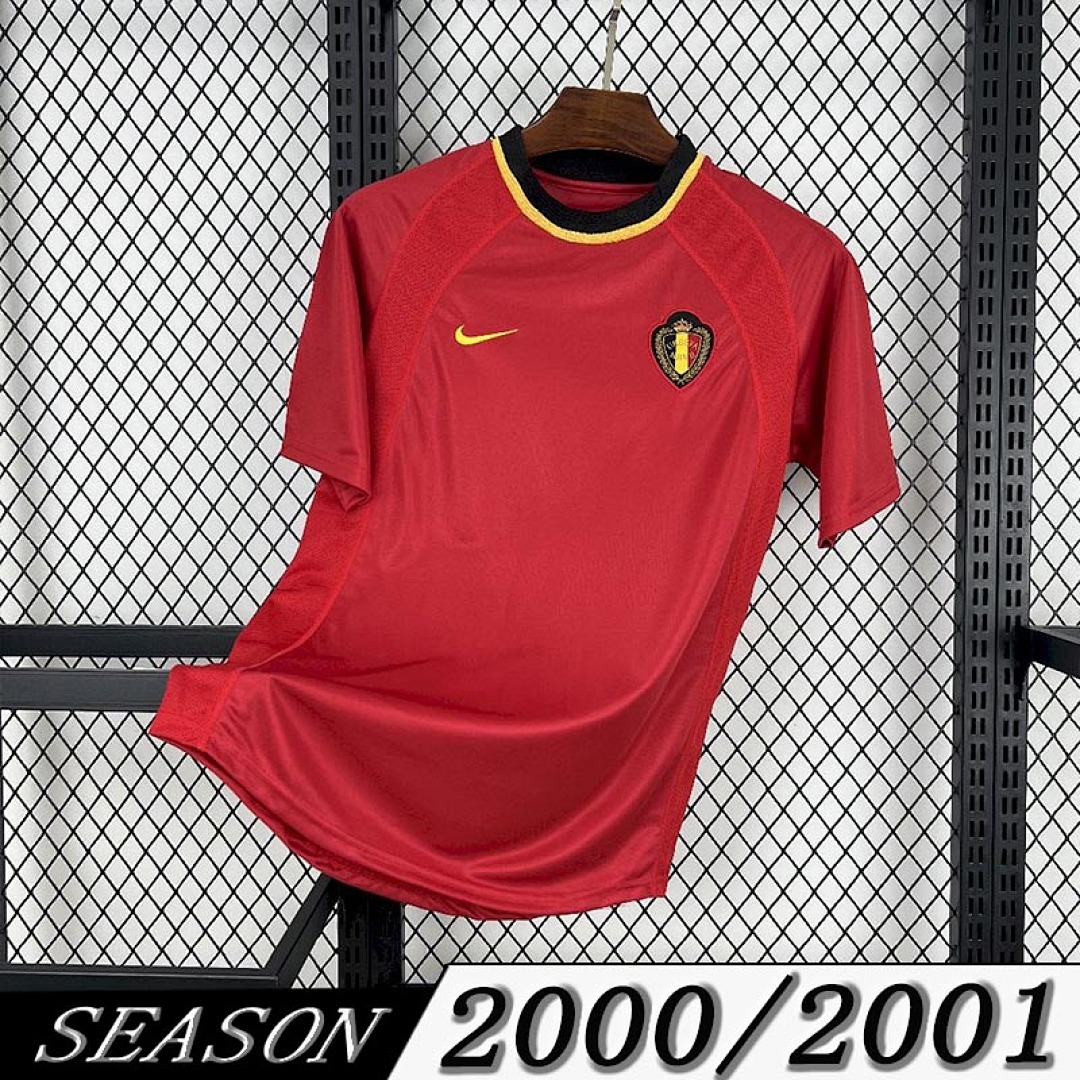 Camisola Retrô Seleção Bélgica 2000 1