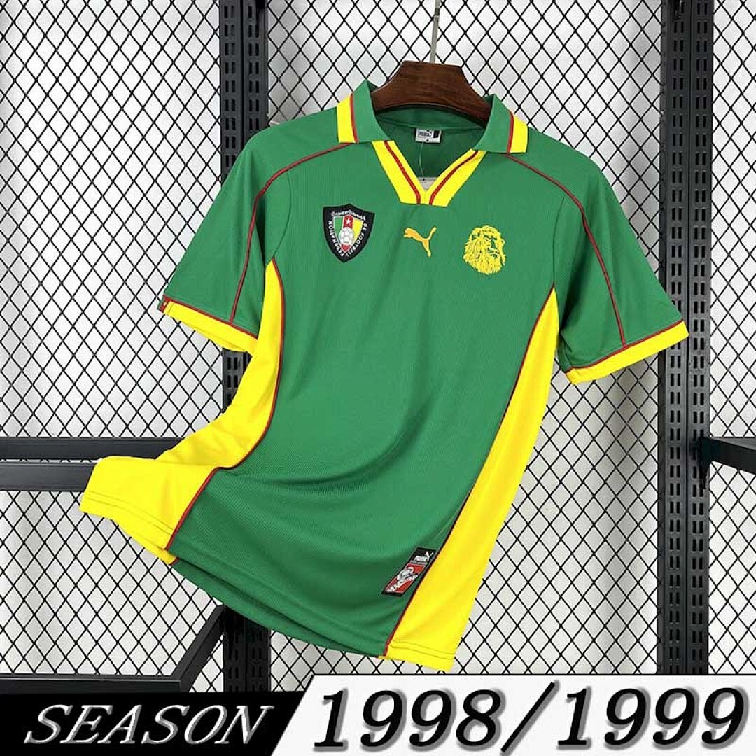 Camisola Retrô Seleção Camarões 1998 1