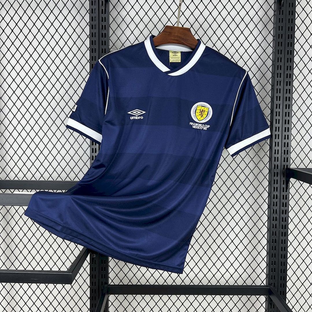 Camisola Retrô Seleção Escócia 1987 6