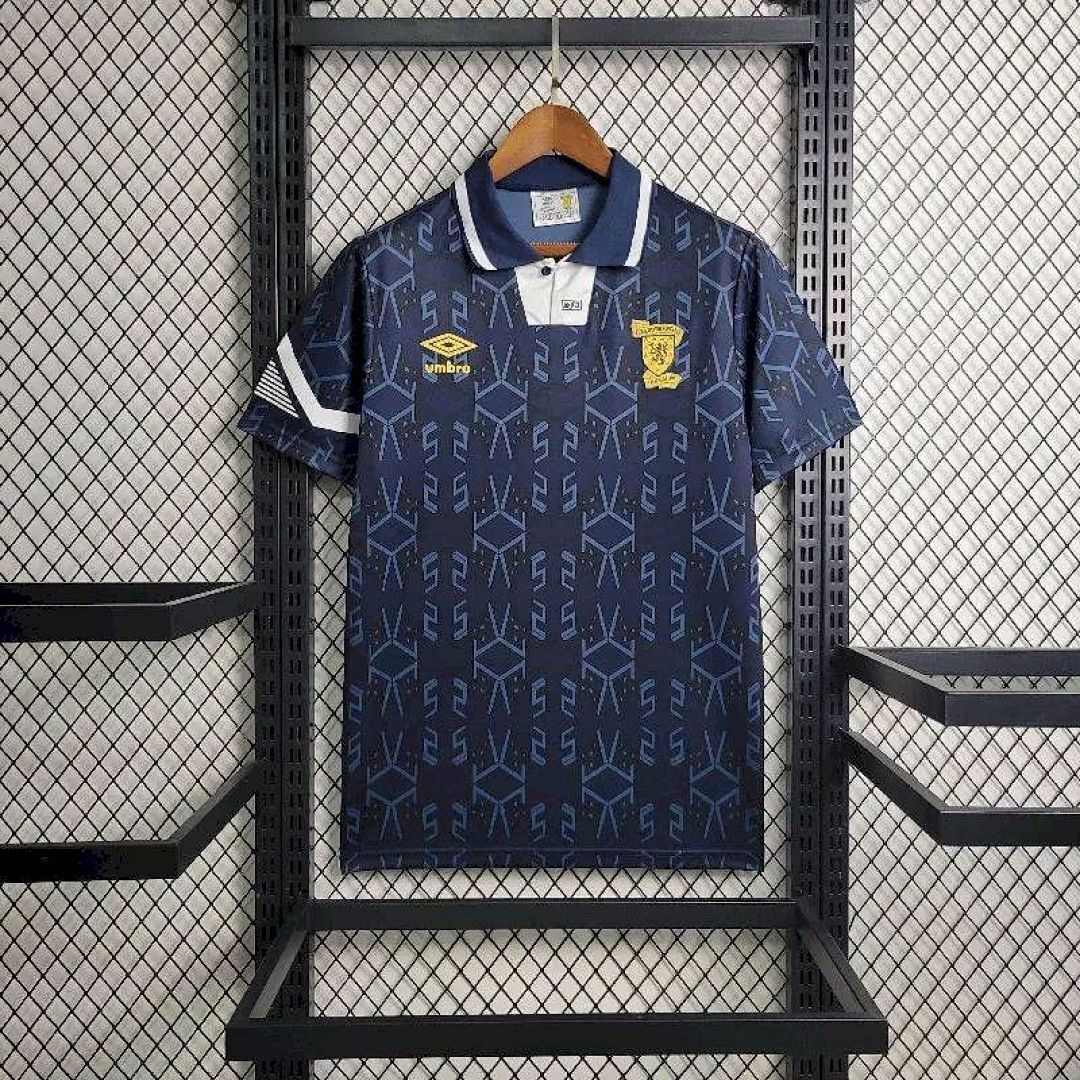 Camisola Retrô Seleção Escócia 1992 4