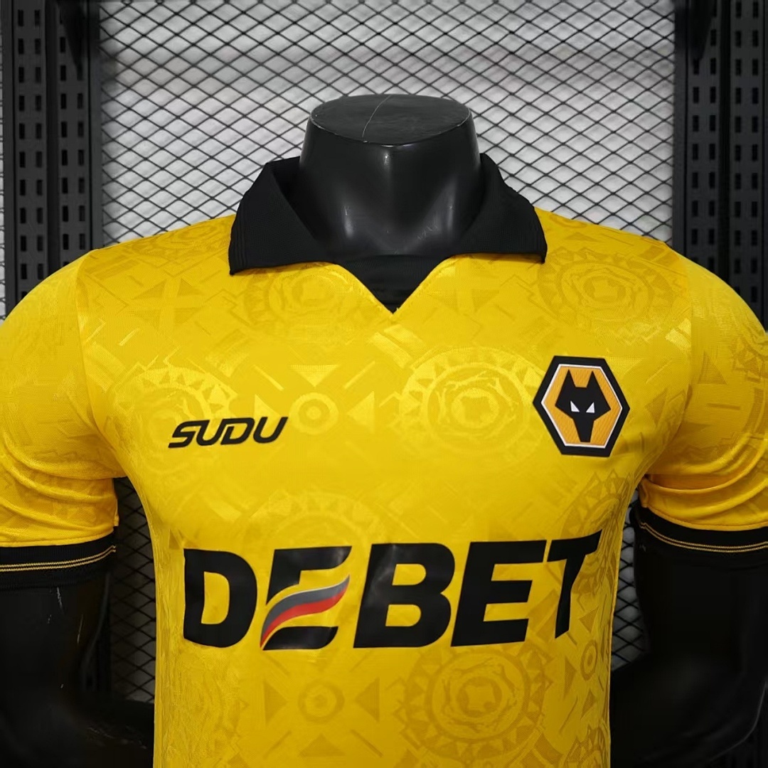 Camisola Wolverhampton Wanderers Player Home 2025/26 4