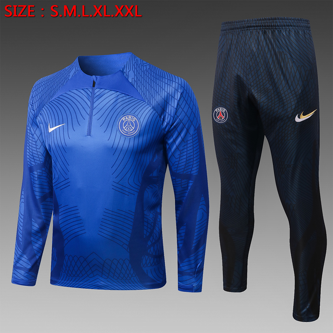 Fato de Treino PSG Manga Longa 2026/27 — Azul Colorido 1