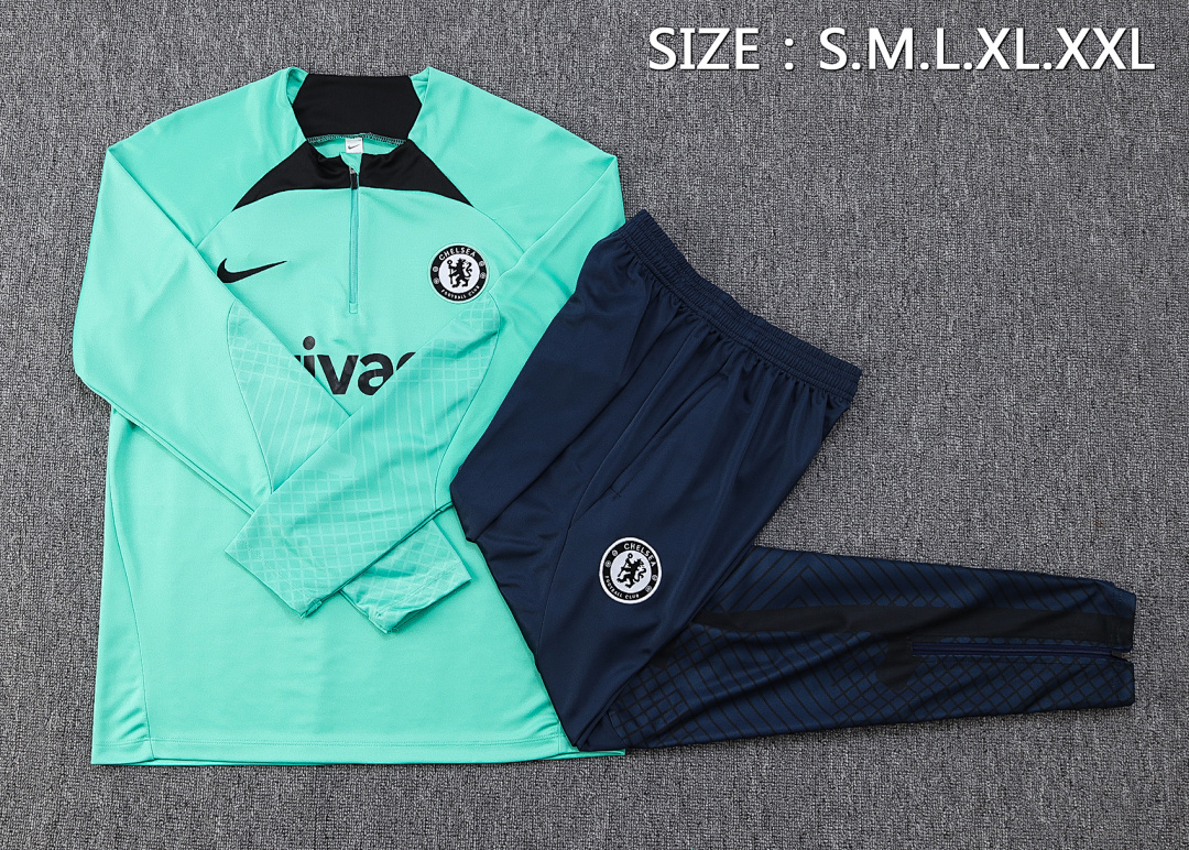 Fato de Treino Chelsea Manga Longa 2026/27 — Verde 9