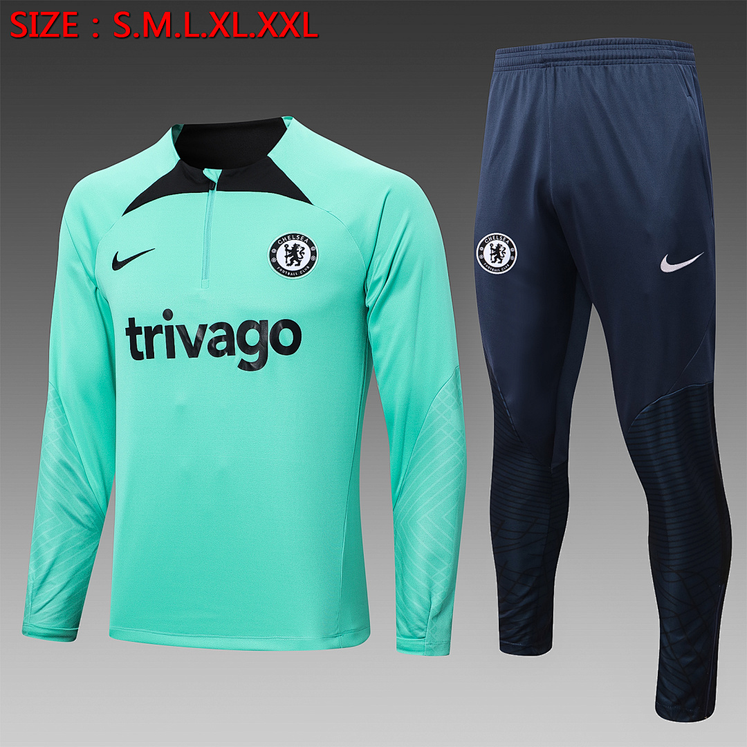 Fato de Treino Chelsea Manga Longa 2026/27 — Verde 1