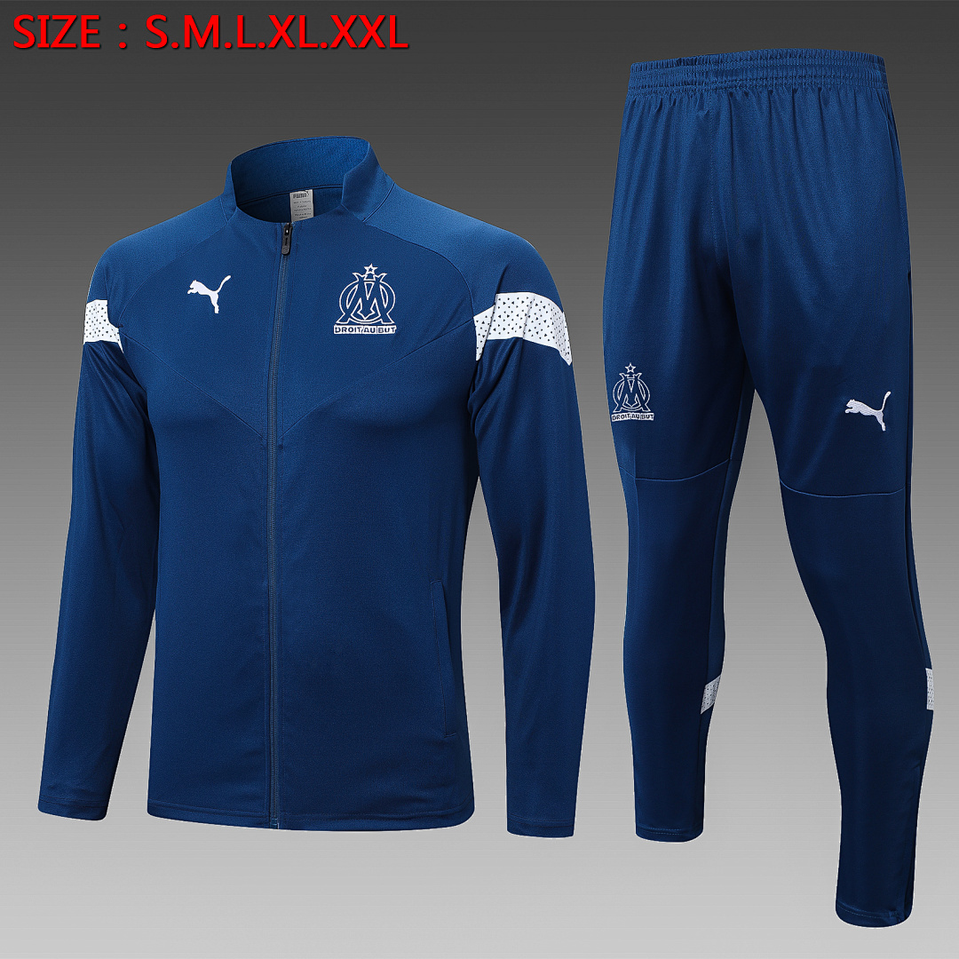 Casaco Marseille 2026/27 — Azul Colorido 1