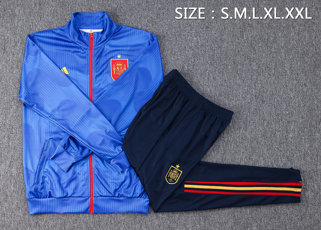 Casaco Seleção da Espanha 2026/27 — Azul Colorido 2