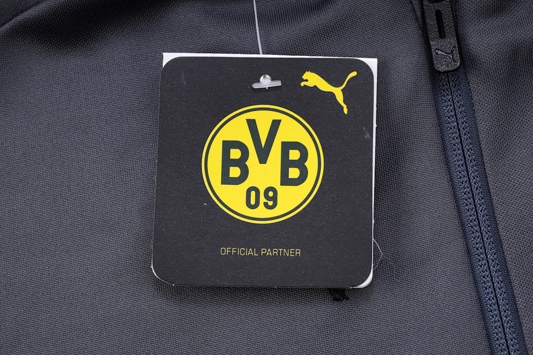 Fato de Treino Borussia Dortmund Manga Longa 2026/27 — Cinza Escuro 3