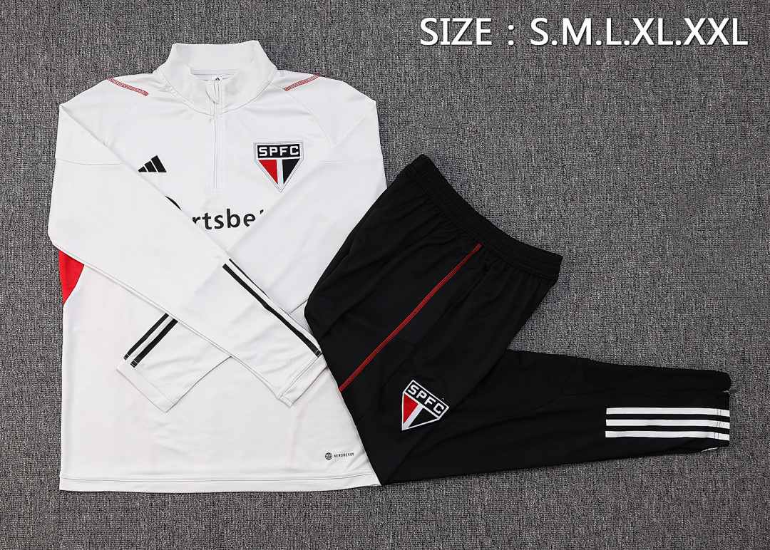 Fato de Treino Sao Paulo Manga Longa 2026/27 — Cinza 2
