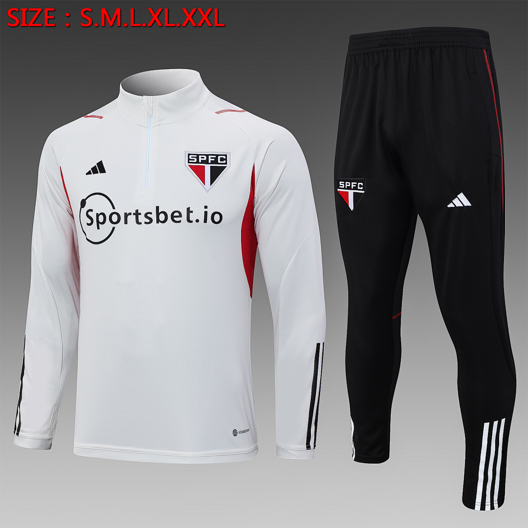 Fato de Treino Sao Paulo Manga Longa 2026/27 — Cinza 1