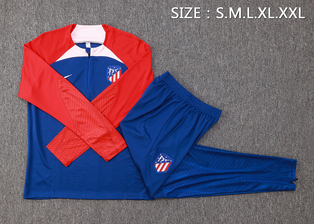 Fato de Treino Atletico Madrid Manga Longa 2026/27 — Azul Colorido 2