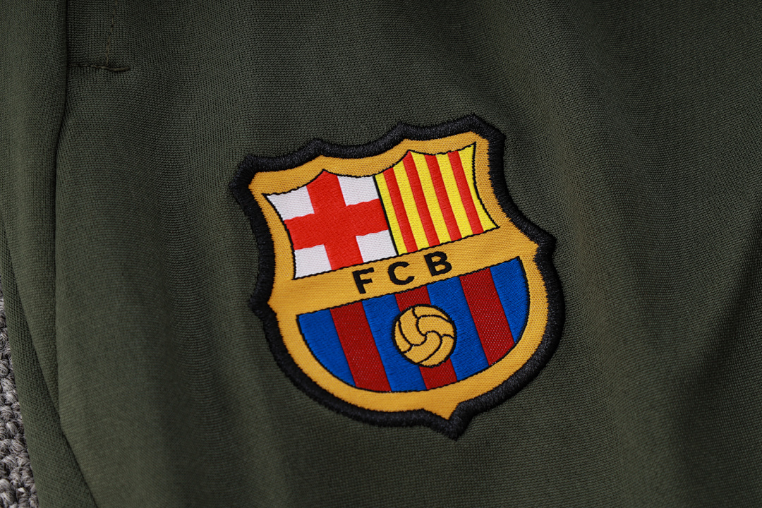 Fato de Treino Barcelona Manga Longa 2026/27 — Verde Escuro 10