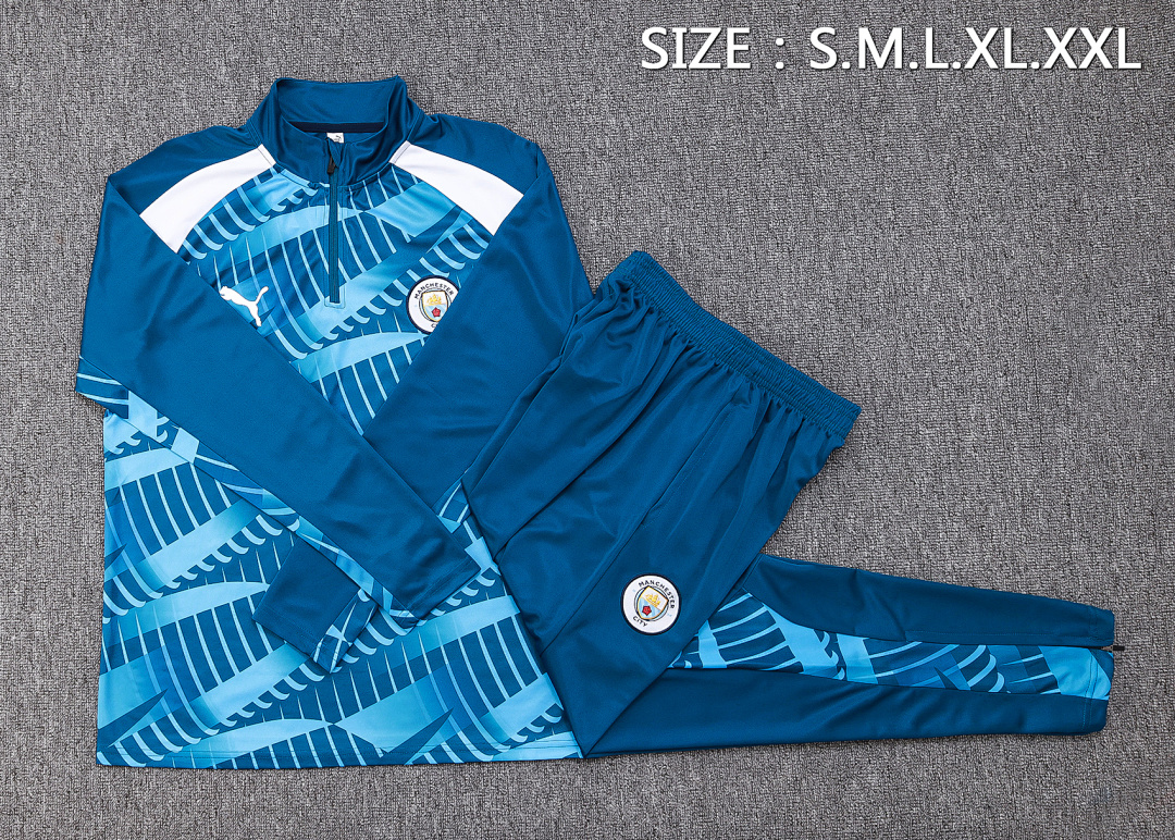 Fato de Treino Manchester City Manga Longa 2026/27 — Índigo 2