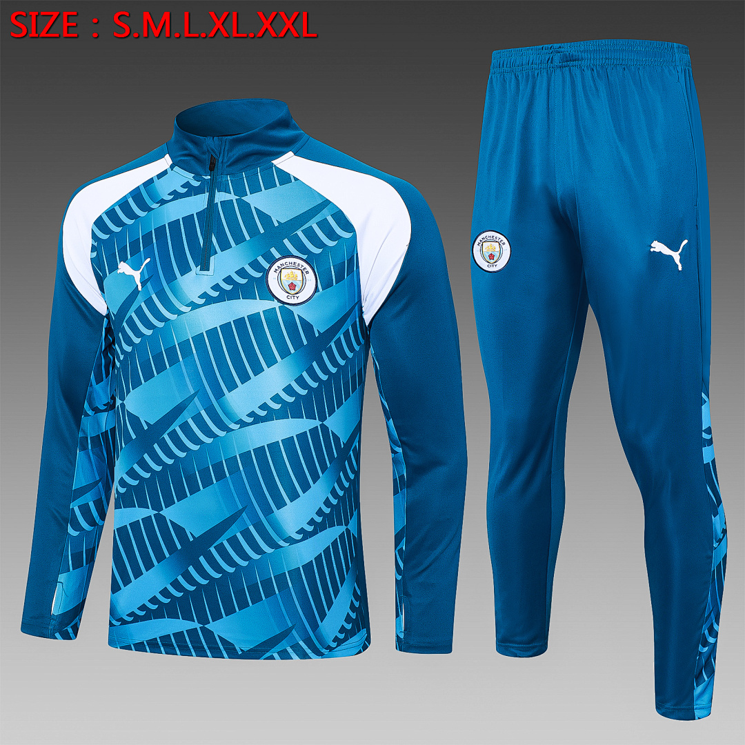 Fato de Treino Manchester City Manga Longa 2026/27 — Índigo 1