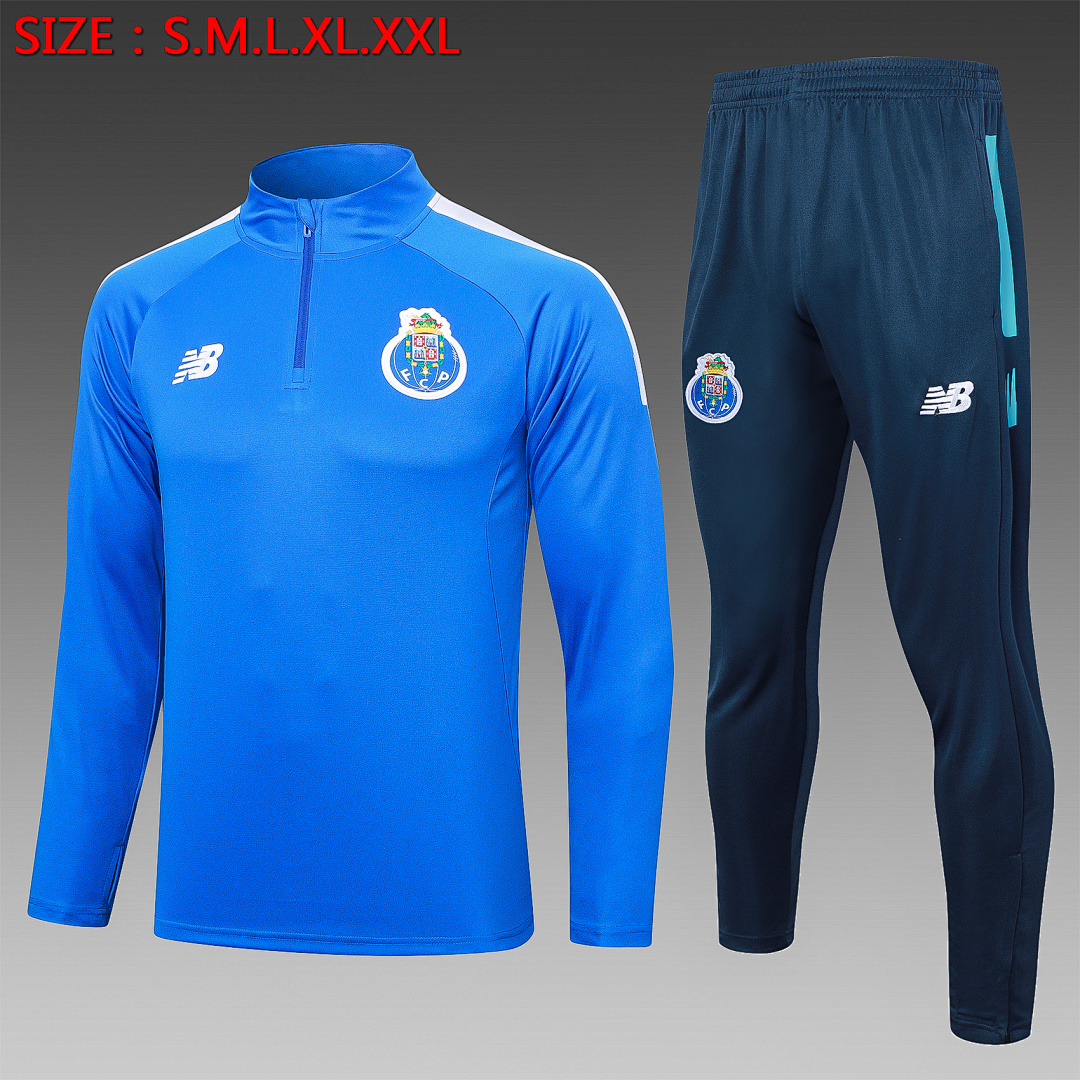 Fato de Treino Porto Manga Longa 2026/27 — Azul Colorido 1