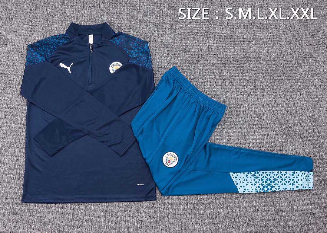 Fato de Treino Manchester City Manga Longa 2026/27 — Azul Royal 2