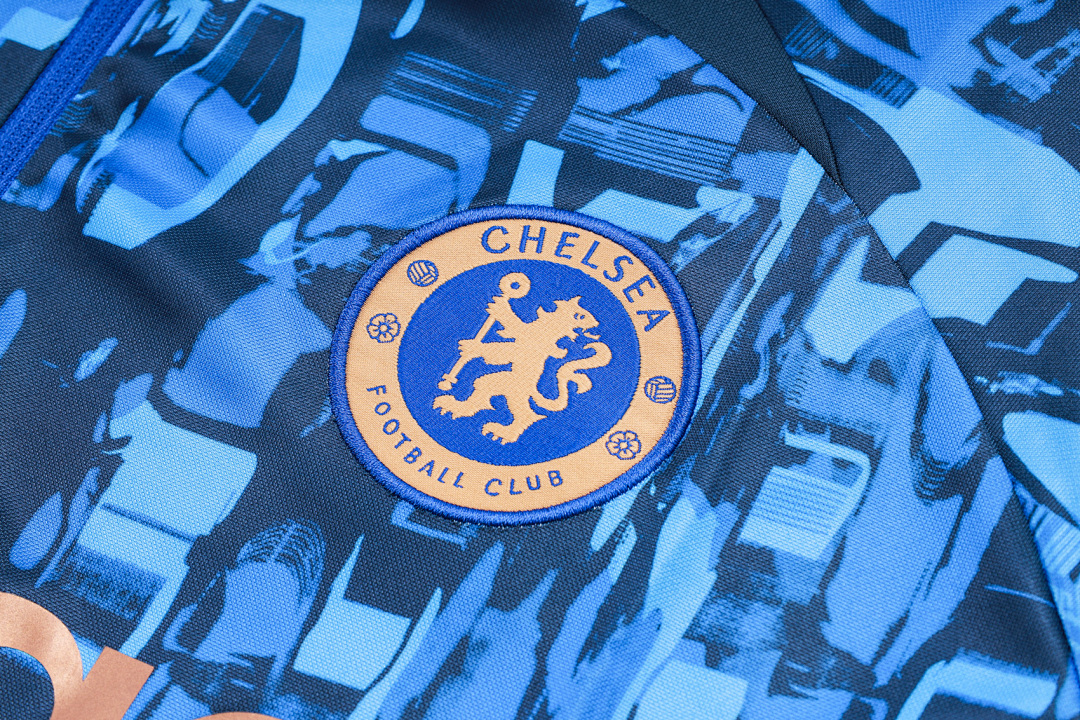 Fato de Treino Chelsea Manga Longa 2026/27 — Azul Colorido 10