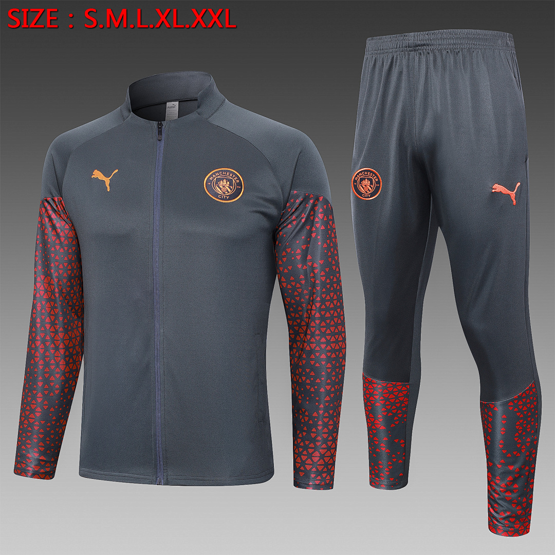 Casaco Manchester City 2026/27 — Cinza Escuro 1