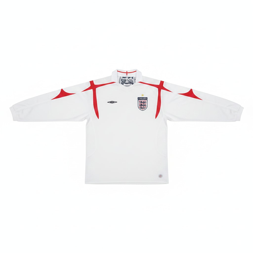 Camisola Retrô Seleção da Inglaterra 2005 1