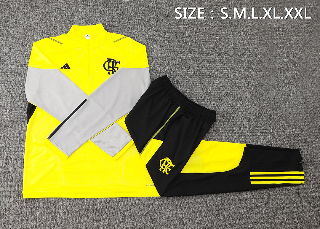 Fato de Treino Flamengo Manga Longa 2026/27 — Amarelo 2