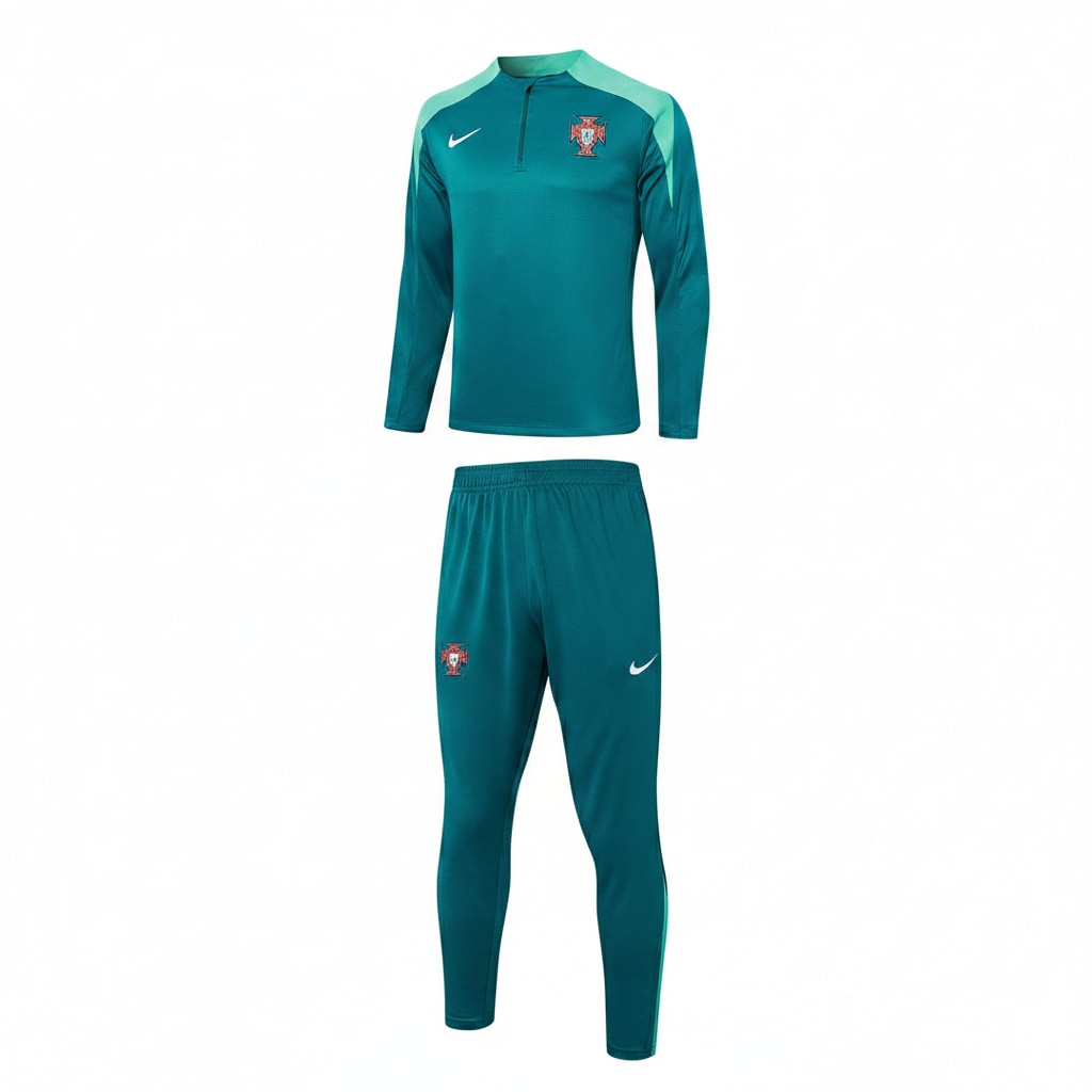 Fato de Treino Seleção de Portugal Manga Longa 2026/27 — Verde 1
