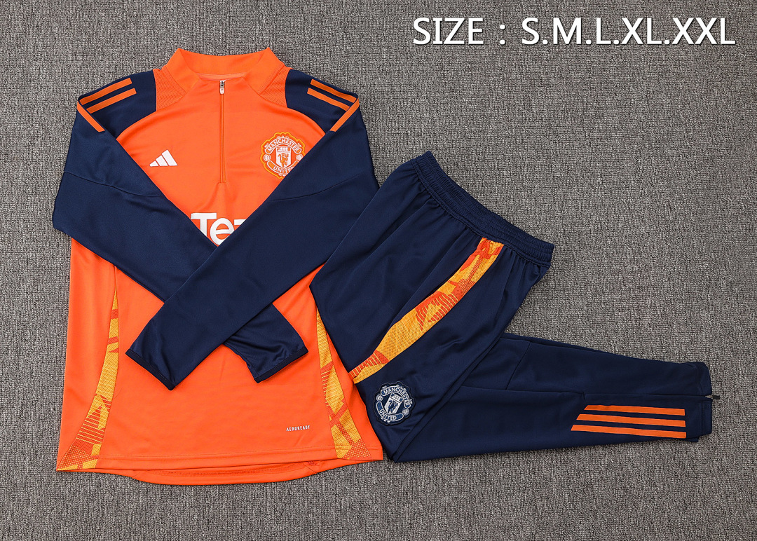 Fato de Treino Manchester United Manga Longa 2026/27 — Laranja 2