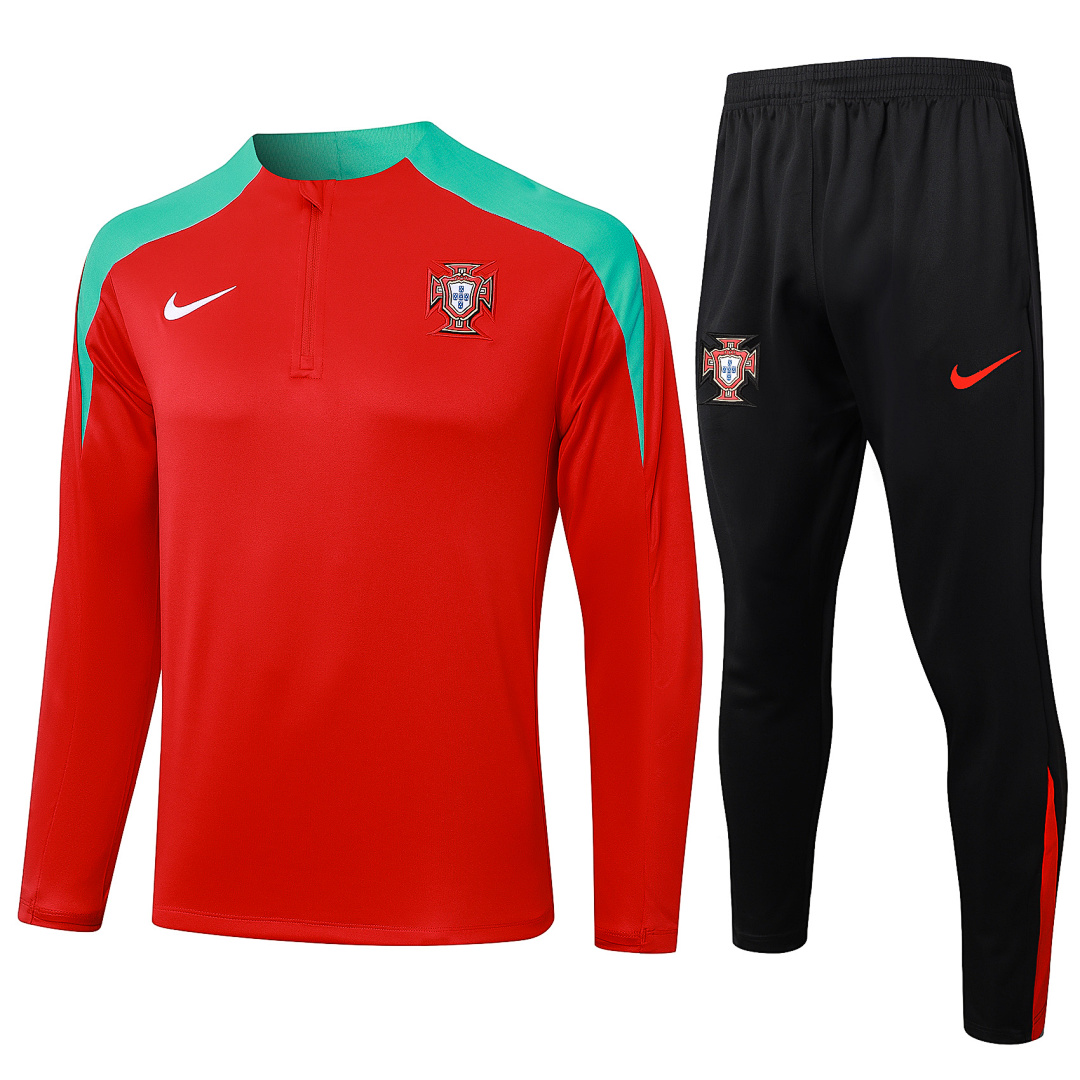 Fato de Treino Seleção de Portugal Manga Longa 2026/27 — Vermelho 6