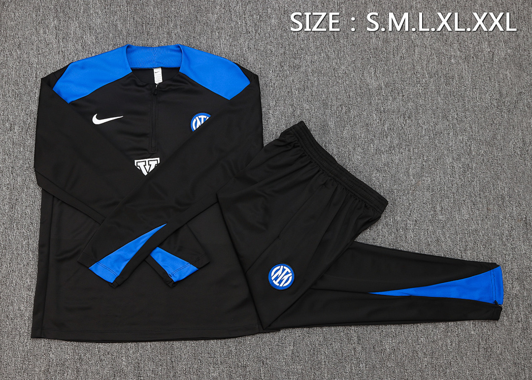 Fato de Treino Inter Milan Manga Longa 2026/27 — Preto 2