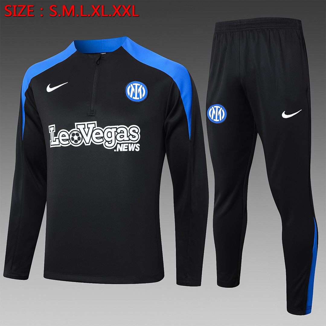 Fato de Treino Inter Milan Manga Longa 2026/27 — Preto 1