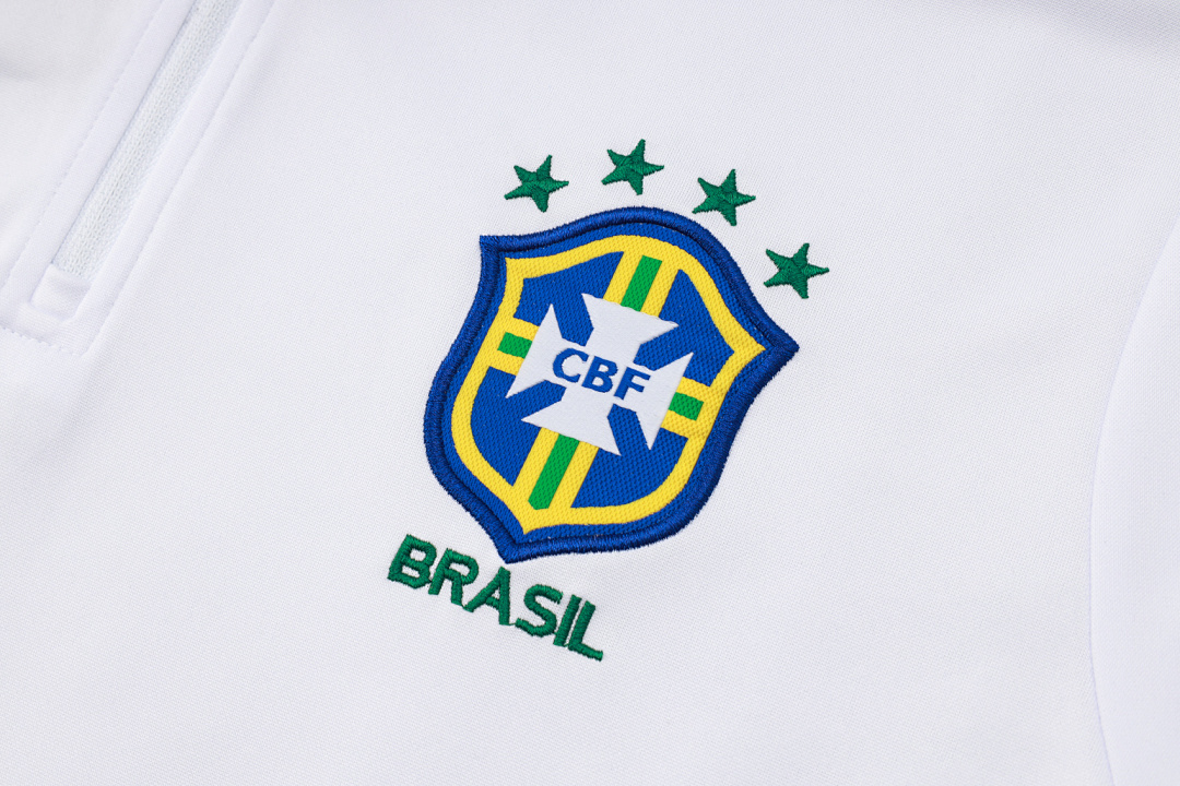 Fato de Treino Seleção do Brasil Manga Longa 2026/27 — Branco 10