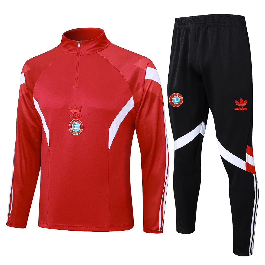 Fato de Treino Bayern Munich Manga Longa 2026/27 — Vermelho 6