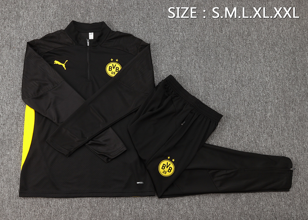 Fato de Treino Borussia Dortmund Manga Longa 2026/27 — Preto 2