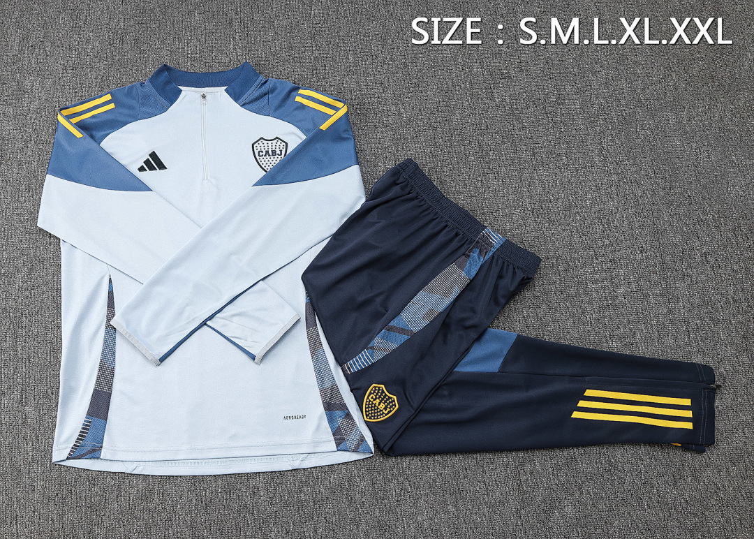 Fato de Treino Boca Juniors Manga Longa 2026/27 — Cinza 2