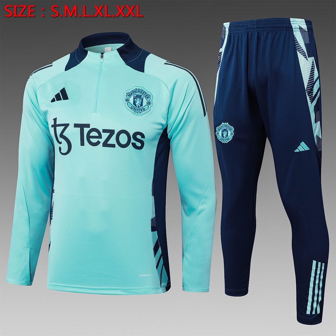 Fato de Treino Manchester United Manga Longa 2026/27 — Verde 1